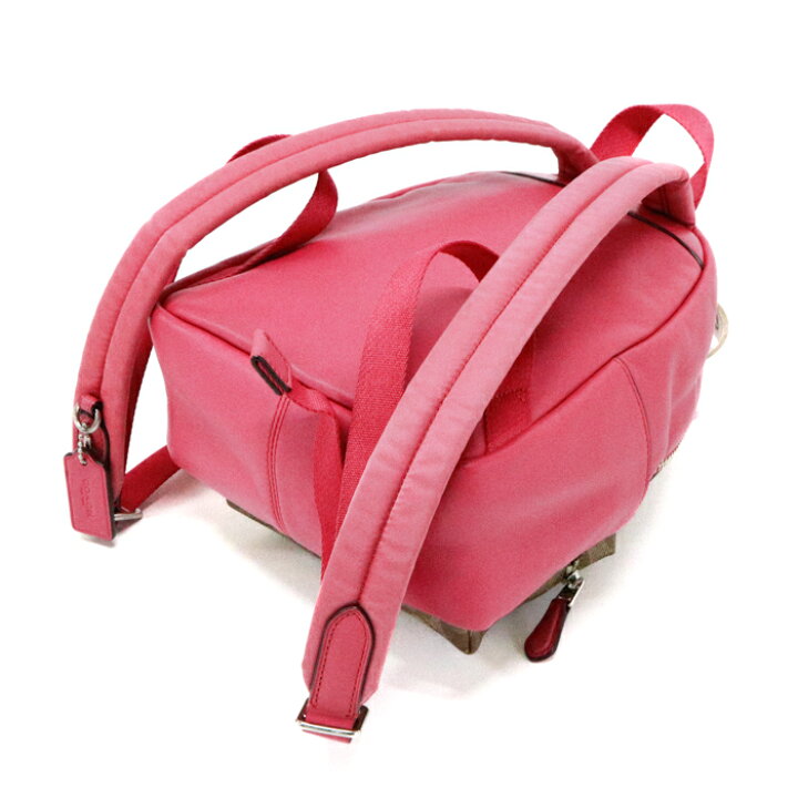 楽天市場】コーチ COACH ミニ リュック PVC / レザー シグネチャー 