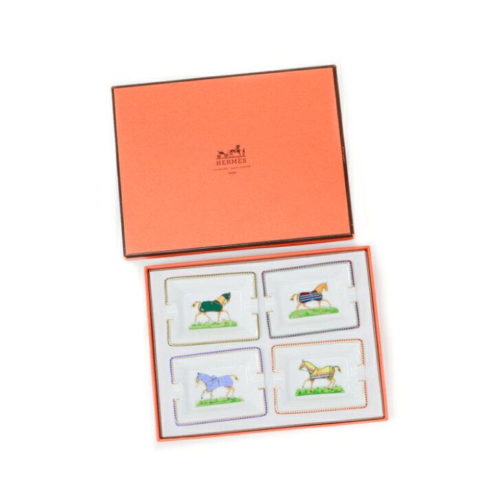楽天市場】【Aランク】 エルメス HERMES ミニ アッシュトレイ 灰皿 4点 