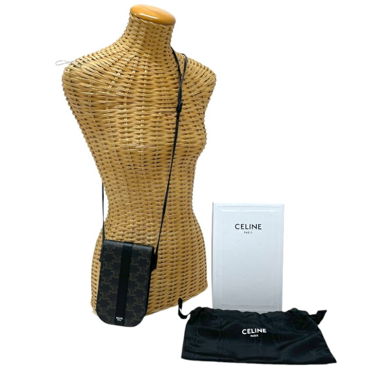 楽天市場】【Aランク】 セリーヌ CELINE モバイルポーチ トリオンフ  