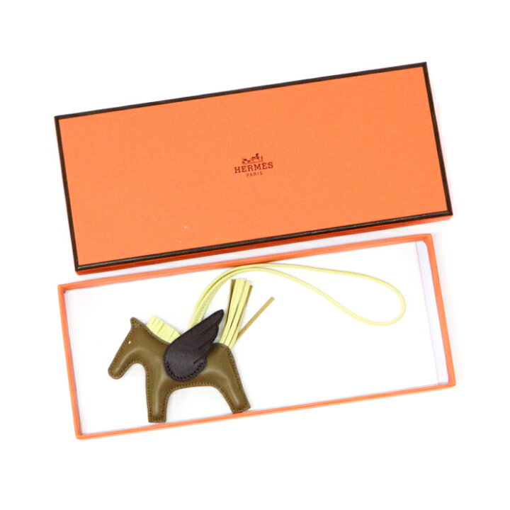 エルメス HERMES ロデオペガサスPM W刻印 エトゥープ アニョーミロ  