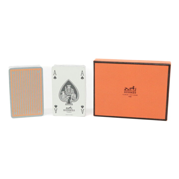 楽天市場】【Nランク】 エルメス HERMES トランプ 2個セット ペーパー  