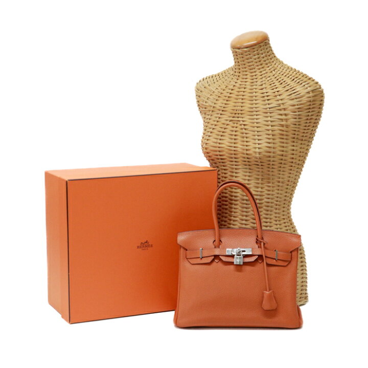 楽天市場】【Bランク】 エルメス HERMES バーキン30 トゴ (レザー) SV  