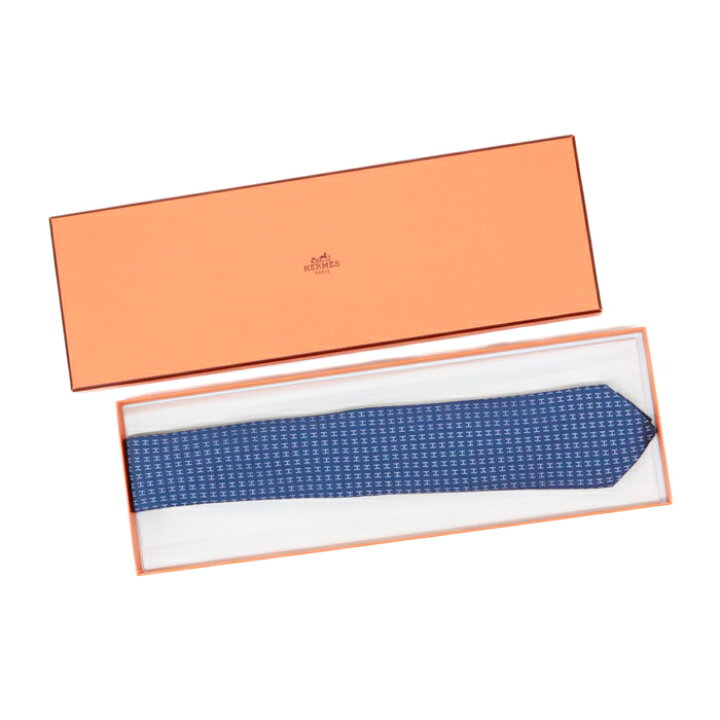 楽天市場】エルメス HERMES ネクタイ H織りタイ シルク 100% バイ  
