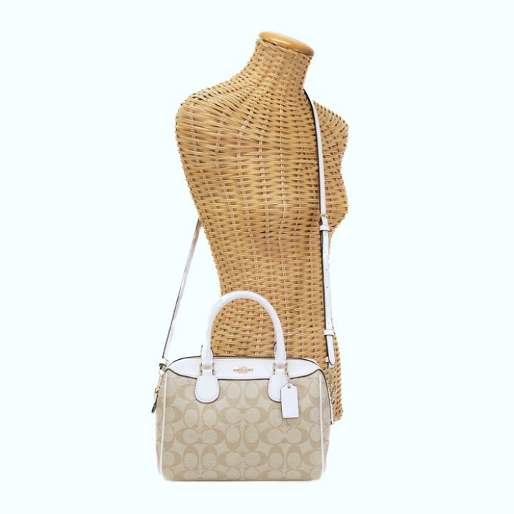 楽天市場】【ABランク】 コーチ COACH ミニ ベネット サッチェル PVC 