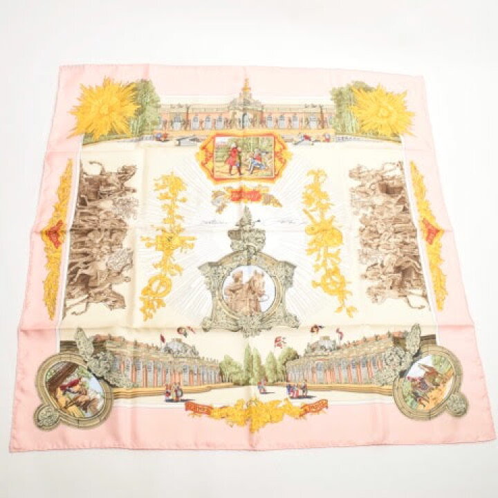 楽天市場】【極美品】 エルメス HERMES スカーフ カレ 90 シルク 