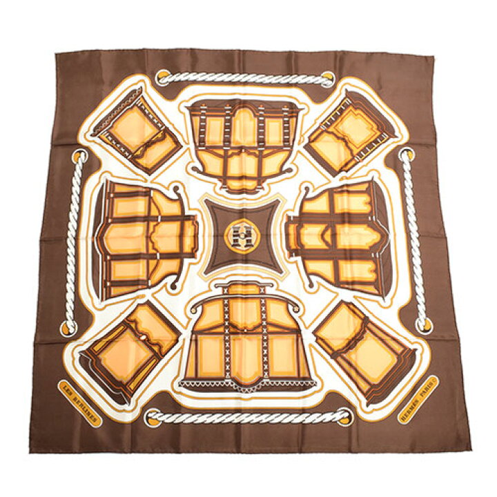 楽天市場】【美品】 エルメス HERMES カレ90 スカーフ シルク LES 