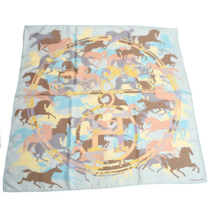 楽天市場】【美品】 エルメス HERMES スカーフ カレ90 EX LIBRIS EN 