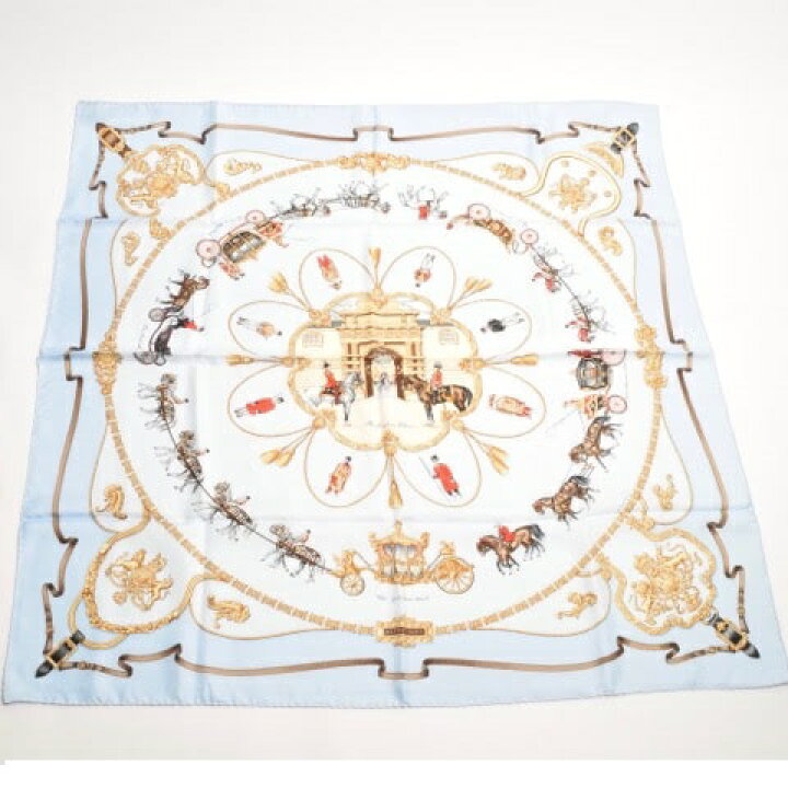 楽天市場】【美品】 エルメス HERMES スカーフ カレ90 シルク 