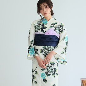 浴衣 洗える浴衣 レディース セット ゆかた 浴衣セット 新作 24SS 女性 大人 かわいい 花火大会 帯 ストライプ シック 低身長 紺 ミセス ブルー おしゃれ モダン浴衣 兵児帯 半巾帯 ストライプ 紫陽花 幾何学 古風 近代的 夏祭り 花火大会 浴衣祭り お祭り 旅行 おうち浴衣