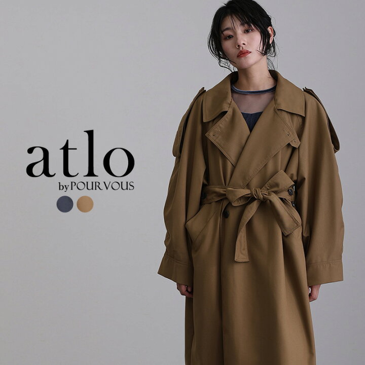 楽天市場】オーバーシルエット トレンチコート パーティードレス 