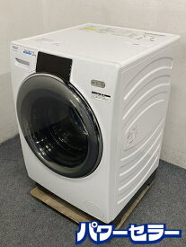 高年式!2022年製! AQUA/アクア AQW-DX12M ドラム式洗濯乾燥機 洗濯12kg/乾燥6kg 左開き 除菌機能 ホワイト 中古家電 店頭引取歓迎 R7996
