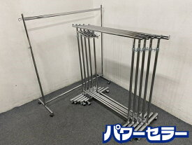 家庭用業務用兼用 メタルハンガーラック 6本セット 長物1本 キャスター 中古家電 店頭引取歓迎 R8243