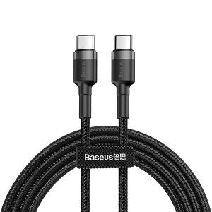 USB Type-C P[u 2m PD QCΉ }[d [dP[u ^CvC 60W 3A Type-C to Type-C P[u X}[gtH ^ubg p\R Android f[^] PR-CCCABLE2My[ z