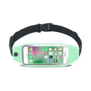伸縮 防滴 ランニング ジョギング ポーチ ウエストポーチ ウエストバッグ スマホ 収納可能 メンズ レディース ウォーキング スポーツ ポーチ バッグ iPhone14 iPhone13 ProMax PR-NOBIPOUCH【メール便