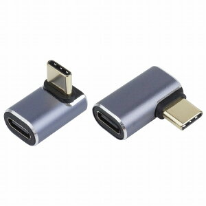 Type-C ϊ A_v^ 2Zbg USB 4 L^ L^ 90x ϊRlN^ pxϊ ő 100W [d f[^] ㉺ E X}[gtH p\R PR-UA006-2STy[ z