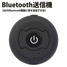 Bluetooth トランスミッター 送信機 2台同時送信 3.5mm接続 テレビ オーディオ送信 ワイヤレス PR-H-366T【メール便 送料無料】