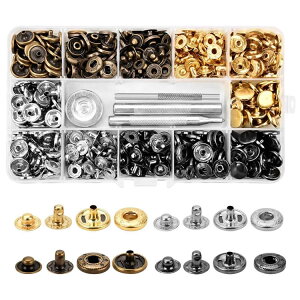 �o�l�z�b�N �Z�b�g 4�F100�g�Z�b�g �ł��� �X�i�b�v�{�^�� ���U�[�N���t�g DIY �n���h���C�h �J�V�� ������ 12mm PR-SPHOOK100�y���[���� ���������z