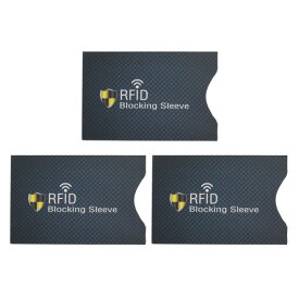 ICカード 3枚セット 干渉防止 磁気防止 スキミング 防止 磁気シールド カードプロテクター カード ケース クレジットカード ICカード PR-RFID44【メール便 送料無料】