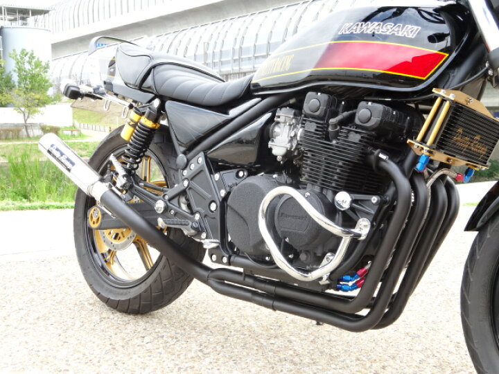 楽天市場】KAWASAKI ゼファー400 エンジンガード 新品 ブラック 