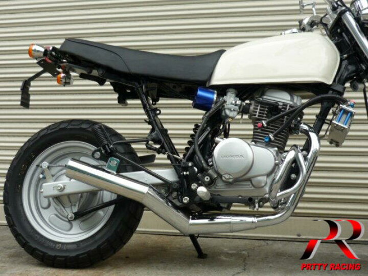 楽天市場】HONDA エイプ100 APE メッキ （PRETTYショート管） メッキ 