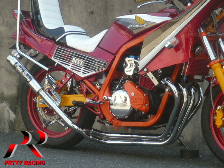 楽天市場】HONDA CBR400F 分割式 42.7π (改) PRETTY管 マフラー 