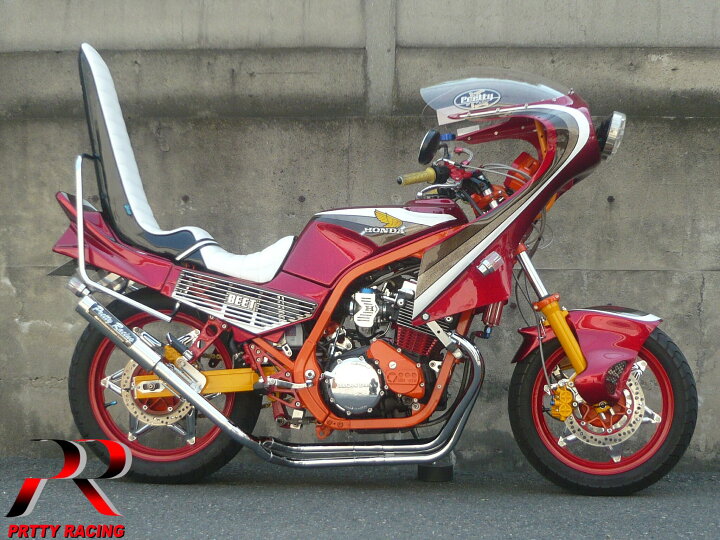 楽天市場】HONDA CBR400F 分割式 42.7π (改2) PRETTY管 マフラー 