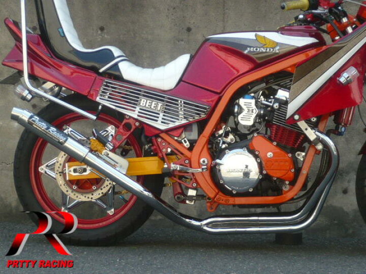 楽天市場】HONDA CBR400F 分割式 50.8π (流) PRETTY管 マフラー 