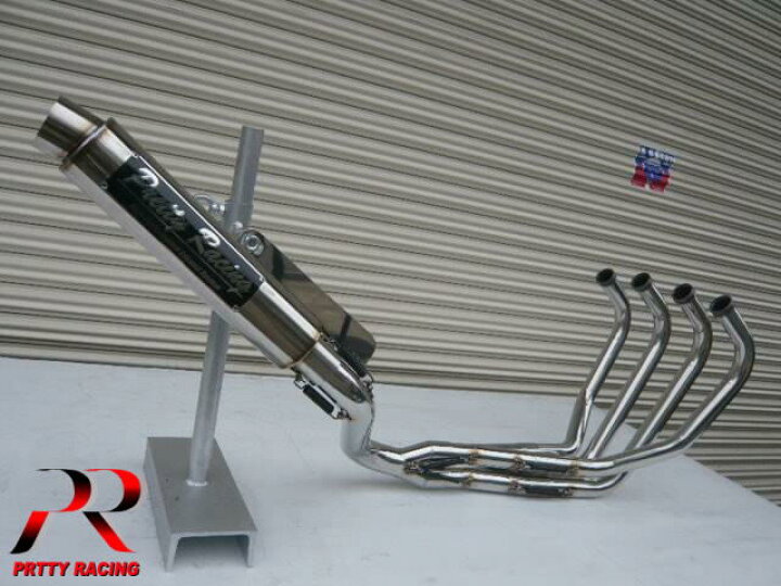 楽天市場】HONDA CBR400F 分割式 45π (極) PRETTY管 メッキ マフラー 