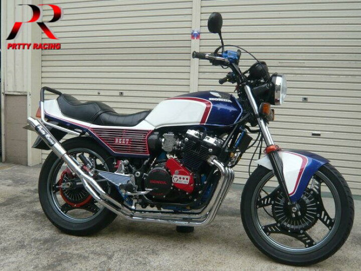 楽天市場】HONDA CBX400F 分割式 45π (爆) PRETTY管 マフラー 