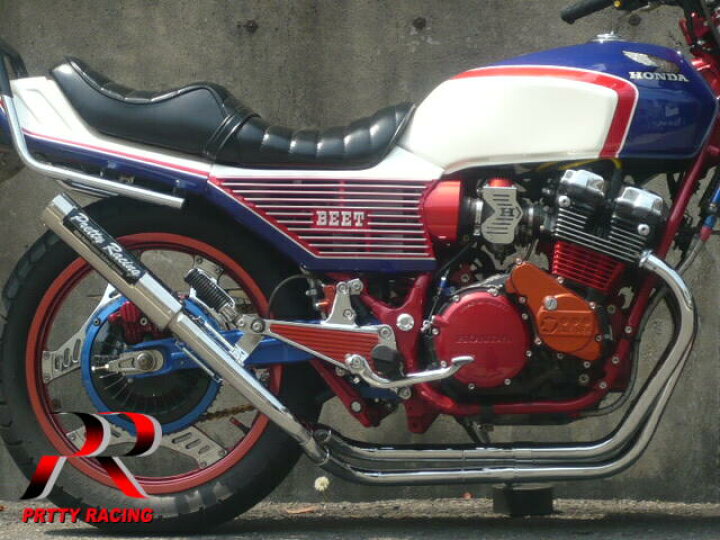 楽天市場】HONDA CBX400F/550F 分割式 42.7π (改2) PRETTY管 マフラー 