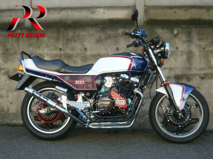 楽天市場】HONDA CBX400F/550F 分割式 45π (極) PRETTY管 メッキ 
