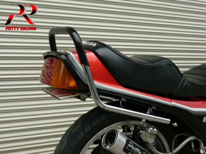 楽天市場】HONDA CBX400F メッキ極太ゴム巻きタンデムバー 
