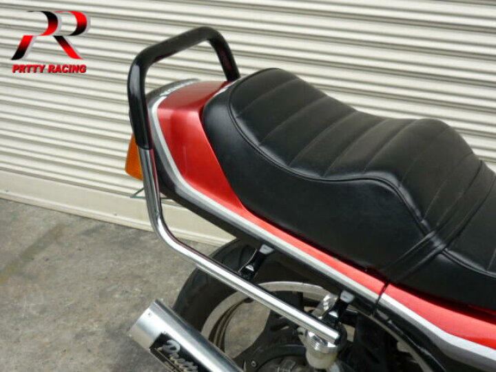 楽天市場】HONDA CBX400F メッキ極太ゴム巻きタンデムバー 