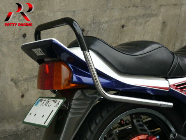 楽天市場】HONDA CBX400F 極太ゴム巻きワイドタンデムバー 