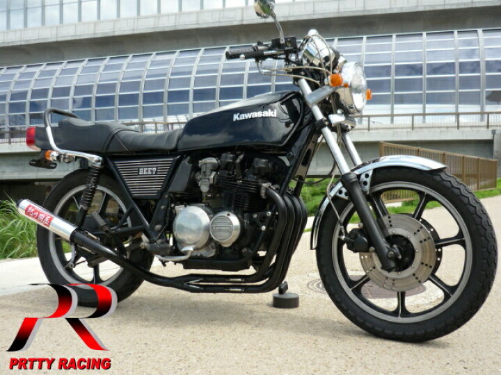楽天市場】KAWASAKI Z400FX E4 紀の国屋 45π 分割式 4-2-1管 黒 