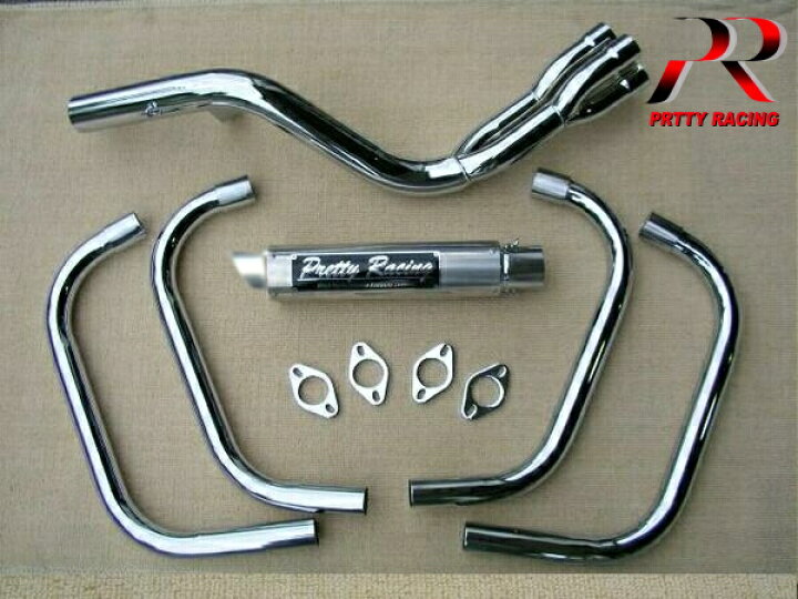 楽天市場】HONDA CBX400F/550F 分割式 50.8π (流3) PRETTY管 マフラー 