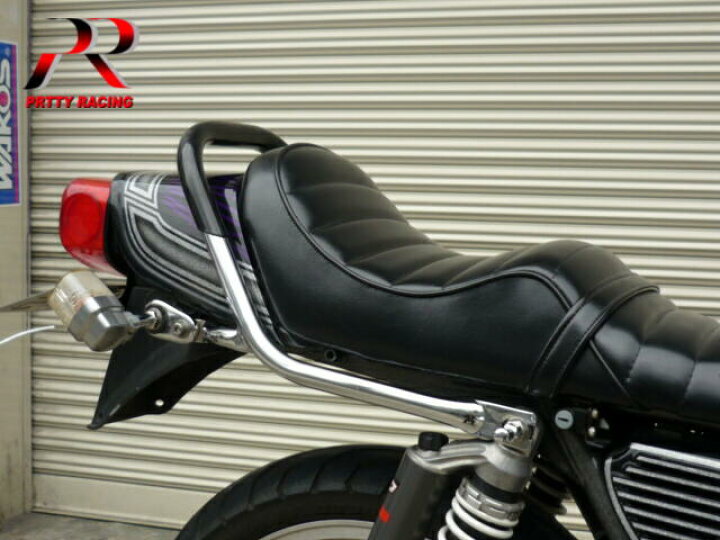 楽天市場】SUZUKI GS400 メッキ極太ゴム巻きタンデムバー : プリティー 