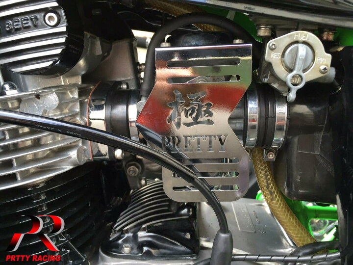 楽天市場】SUZUKI GS400 極 PRETTY ロゴ入り メッキ サイドキャブ 
