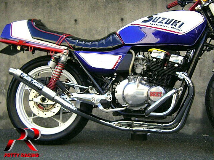 楽天市場】SUZUKI GSX400FS 分割式 42.7π (極) PRETTY管 メッキ 