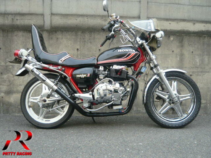 楽天市場】HONDA CB250T CB400T ホーク2 極 UPタイプ マフラー 42.7π 