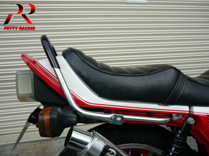 楽天市場】HONDA ホーク3 250/400兼用 メッキ極太ゴム巻きタンデムバー 