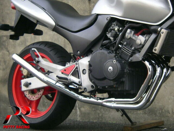 楽天市場】HONDA ホーネット250 ミドル管 50.8π 新品 マフラー メッキ 