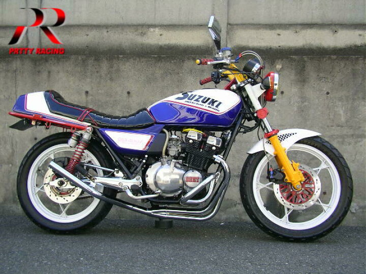 楽天市場】SUZUKI GSX400F ミドル管 50.8π 新品 マフラー 