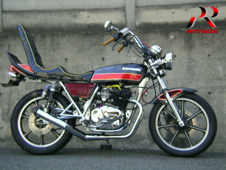 楽天市場】KAWASAKI Z250FT ショート管 70π 新品 マフラー 