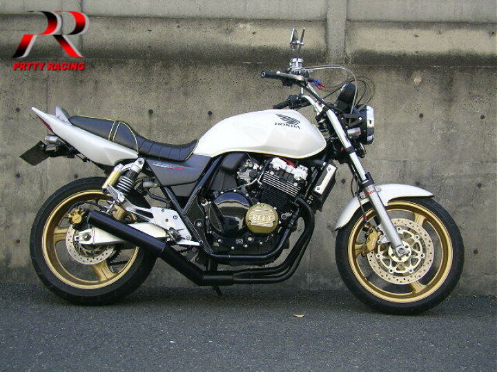 楽天市場】HONDA CB400SF VTEC ショート管 70π 新品 マフラー ブラック 