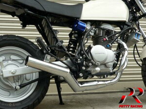 HONDA エイプ100 APE メッキ (PRETTYショート管) メッキ マフラー