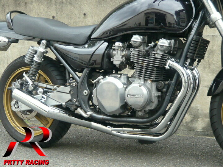 楽天市場】PRETTYRACING SPIDER KAWASAKI ゼファー750 ショート管 70π 