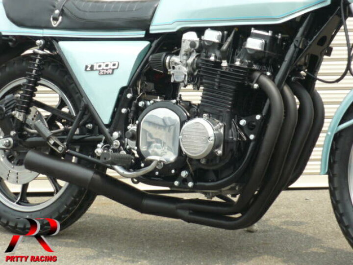 楽天市場】PRETTYRACING SPIDER KAWASAKI Z1000 Z1-R ショート管 70π 