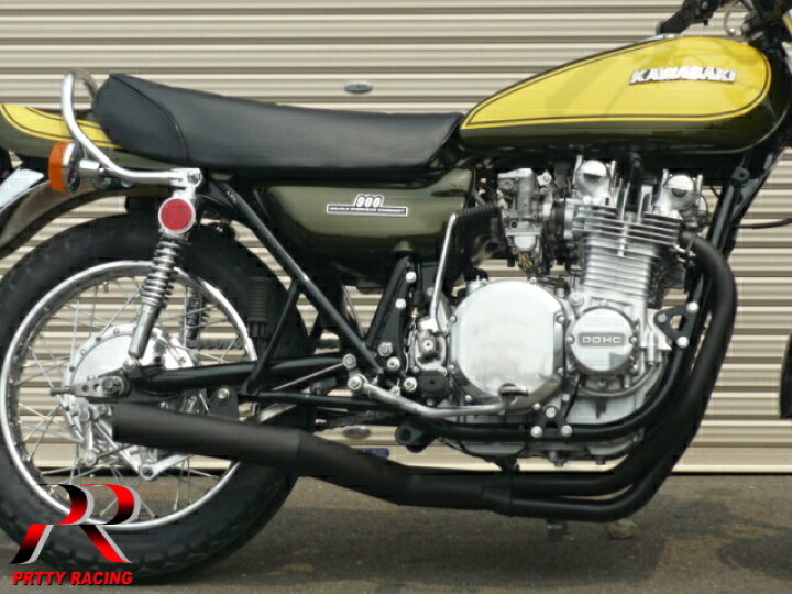 楽天市場】PRETTYRACING SPIDER KAWASAKI Z1/Z2 ショート管 70π 新品 