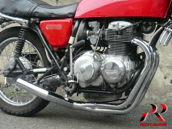 楽天市場】HONDA 旧 CB400FOUR ショート管 70π 新品 マフラー 